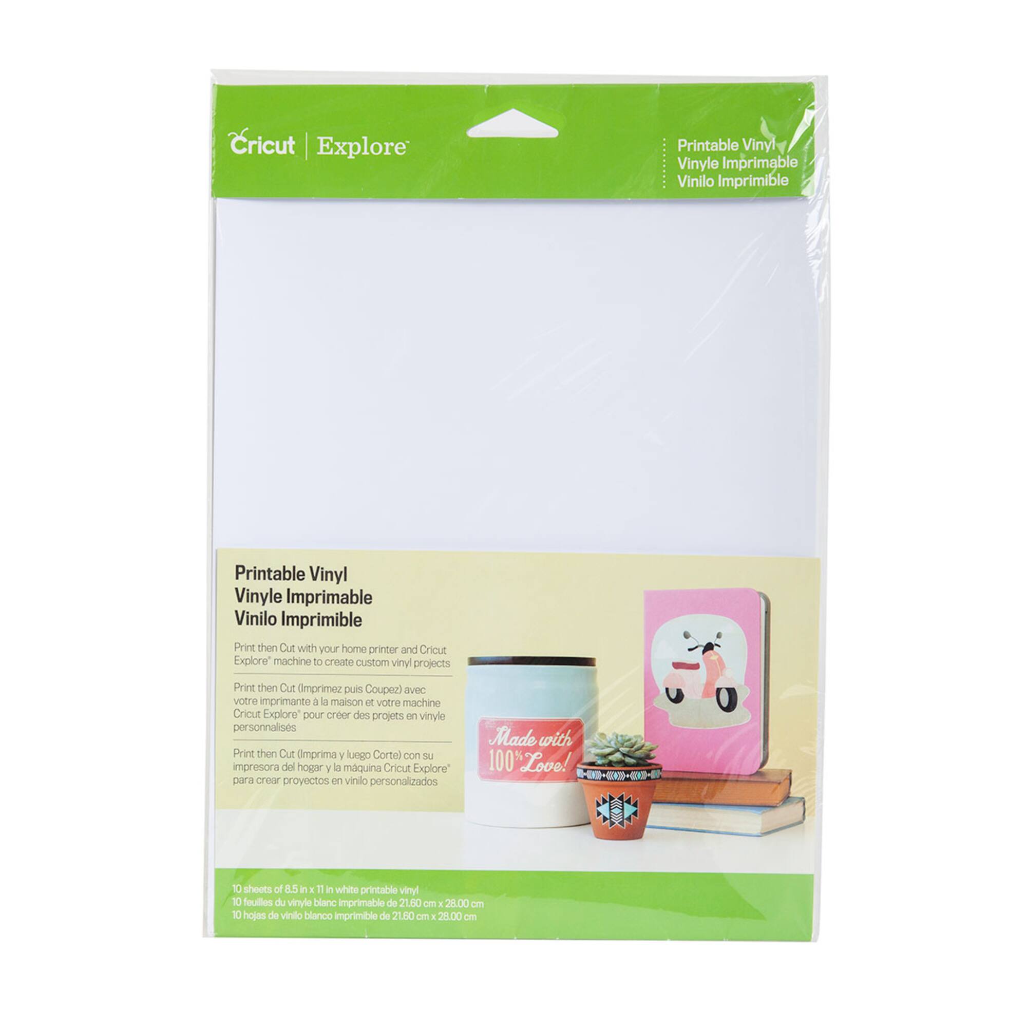 Cricut® Printable Vinyl Sheets